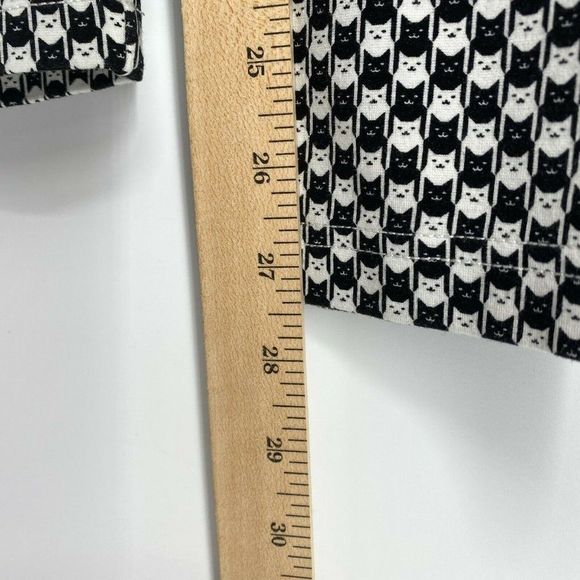 Betabrand Dress Pant Yoga Pants Size XS Straight Leg Catstooth Print Stretch - Picture 11 of 11